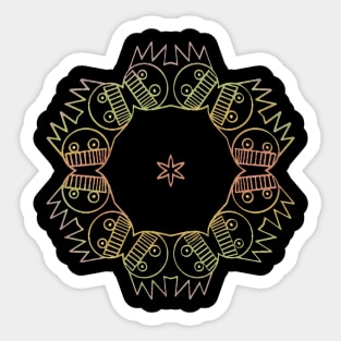 Ween Boognish Mandala Sticker